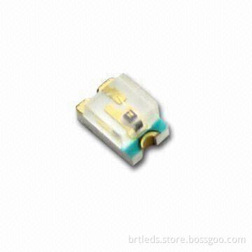 Chip LED, 2.0 x 1.25 x 1.0mm (0805) Standard Package, Suitable for All SMT Assembly Methods